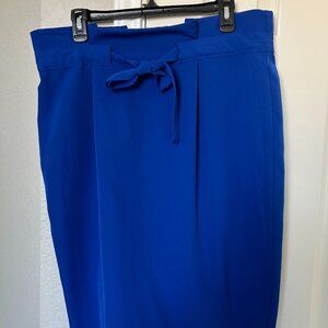 Liz Claiborne Knee Length Skirt - Blue - Size 14